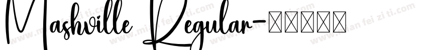 Mashville Regular字体转换
